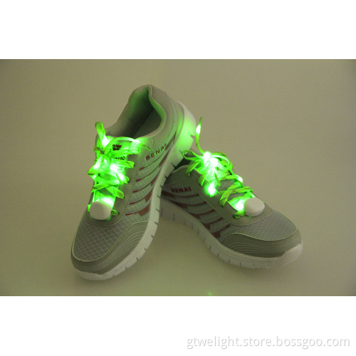 LED Nylon Shoelace Lights Flat Belt Ribbon for Bracelet Dog Collar